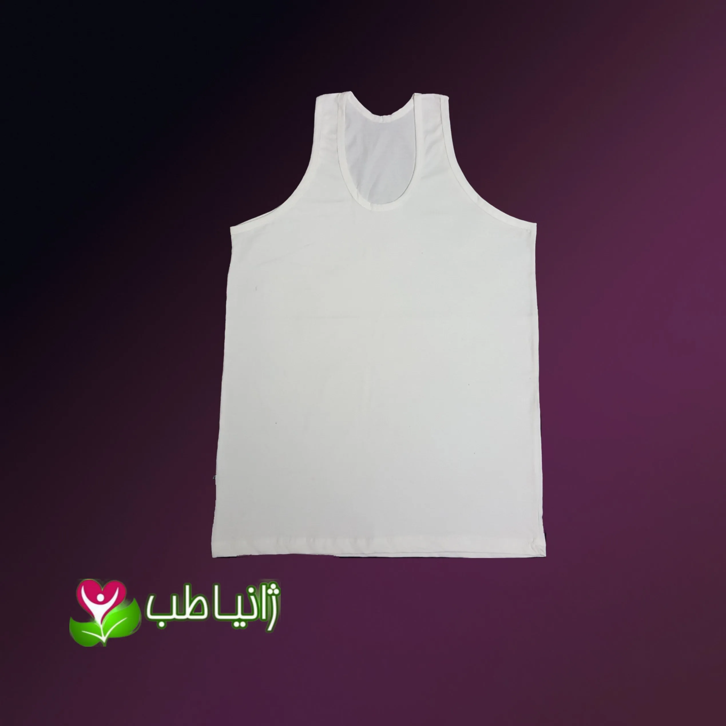 زیرپوش رکابی مردانه و زنانه نخی الیاف طبیعی پنبه سایز M تا 3XL رنگ کرم روشن