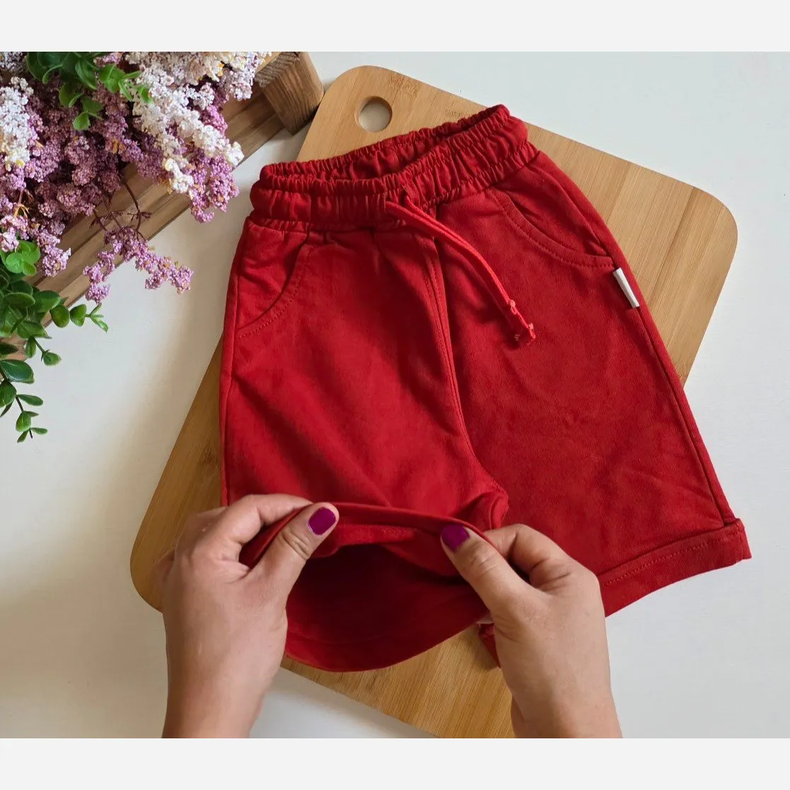 شلوارک بچگانه نخ پنبه دورس مناسب 3 تا 9 سال در 8 رنگ متنوع