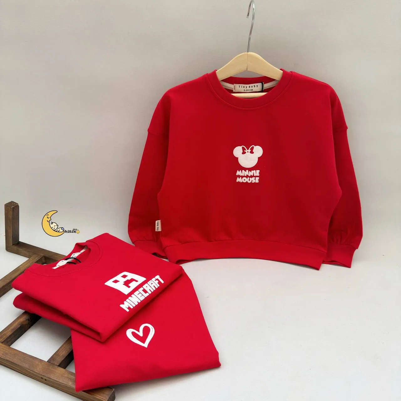 بلوز دورس پنبه یلدایی دخترانه و پسرانه سایز 40 تا 55 مناسب 2 تا 9 سال