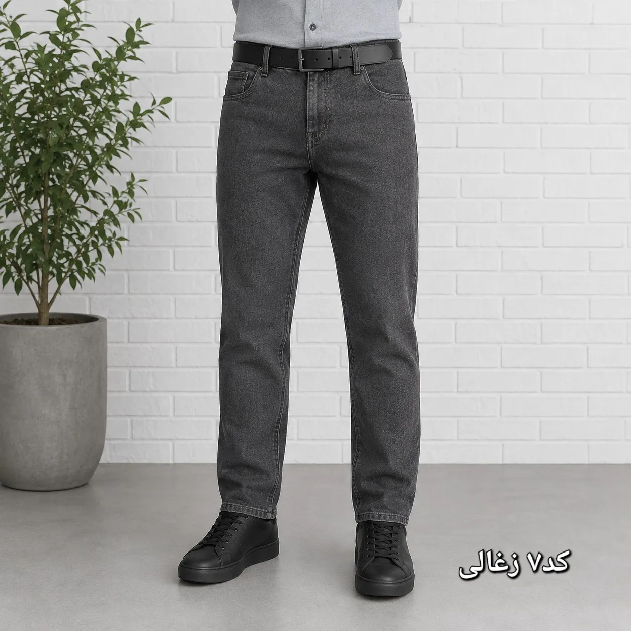 شلوار جین مردانه راسته پنبه کش سایز 40 تا 58 رنگی