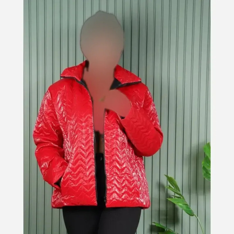 کاپشن ورنی سیلیکونی آبگریز زمستانی زنانه