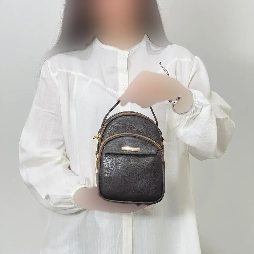 کیف ایستاده زنانه جنس شرانگ بند دستی و دوشی قابل تنظیم