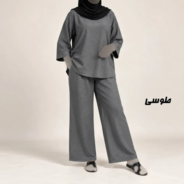 ست بلوز شلوار زنانه صوفیا فری سایز مناسب تا سایز 50