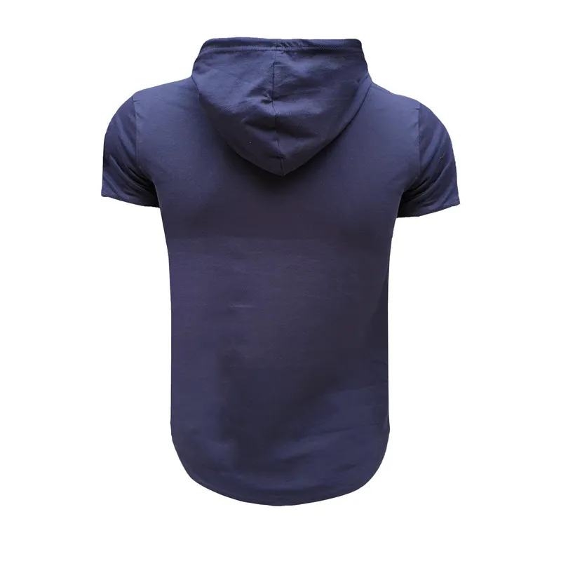 ست تی شرت و شلوار مردانه مدل gor پنبه یکرو نخ آستین کوتاه کلاهدار